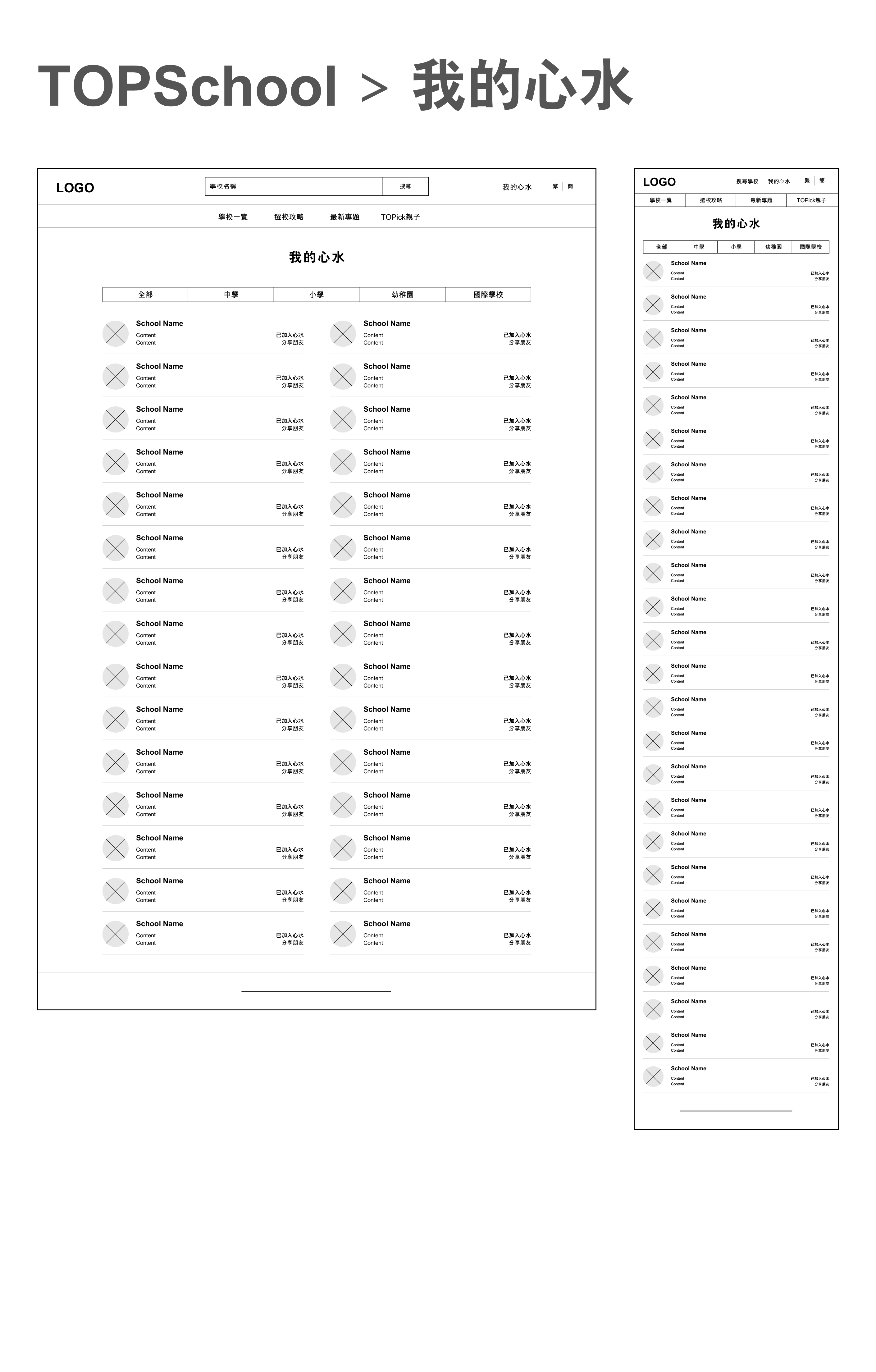 TOPSchool 我的心水